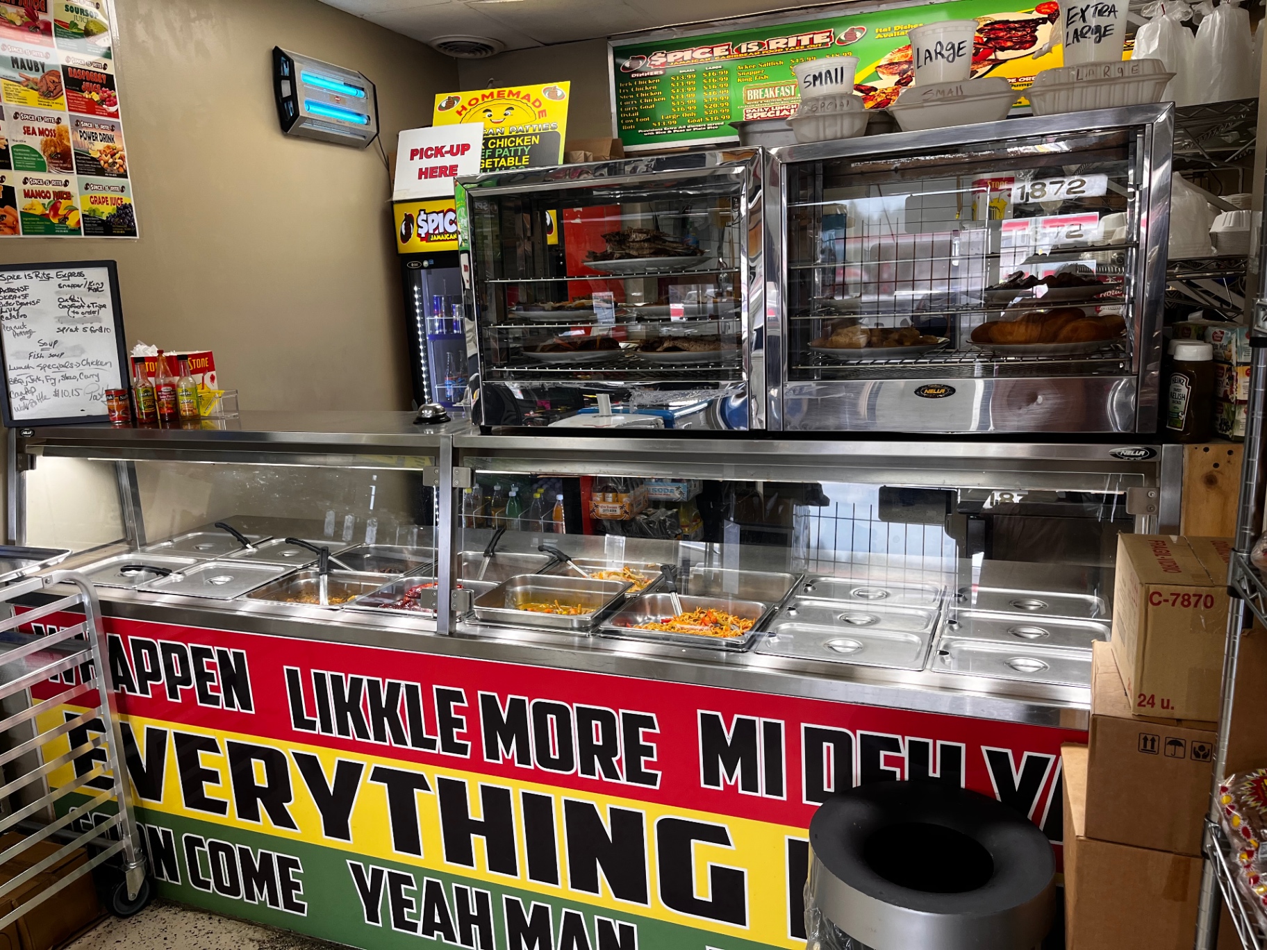 Hot food steam table